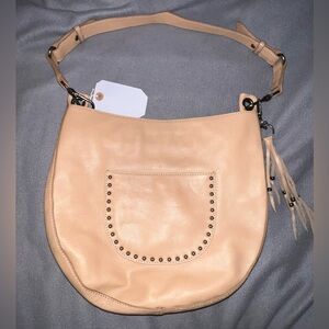 The Sak - Zinnia Sahara Tan Leather Shoulder Bag New